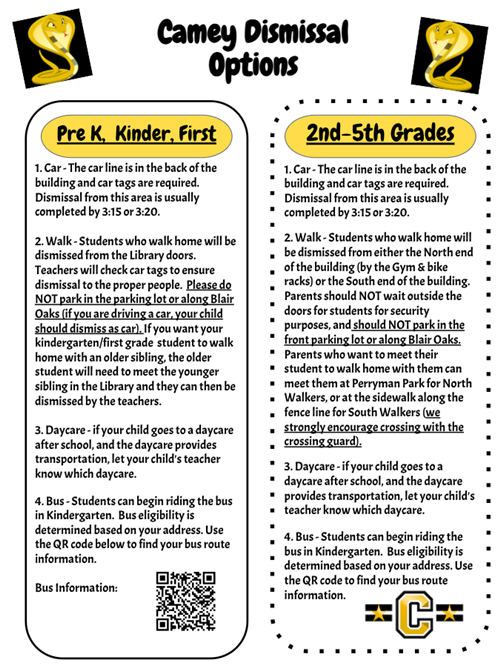 Dismissal Options